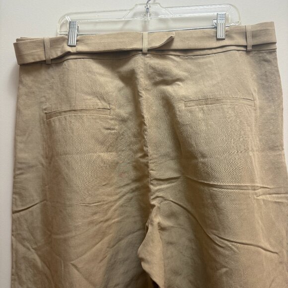 Banana Republic High-Rise Barrel Tencel™-Linen Pant Size 18 - Picture 10 of 15